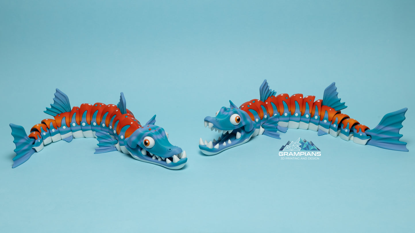 Articulated 3D Printed Flexi Barracuda