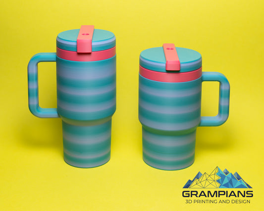 Stanley-Style 3D Printed Can Koozie | Tumbler Can Cooler