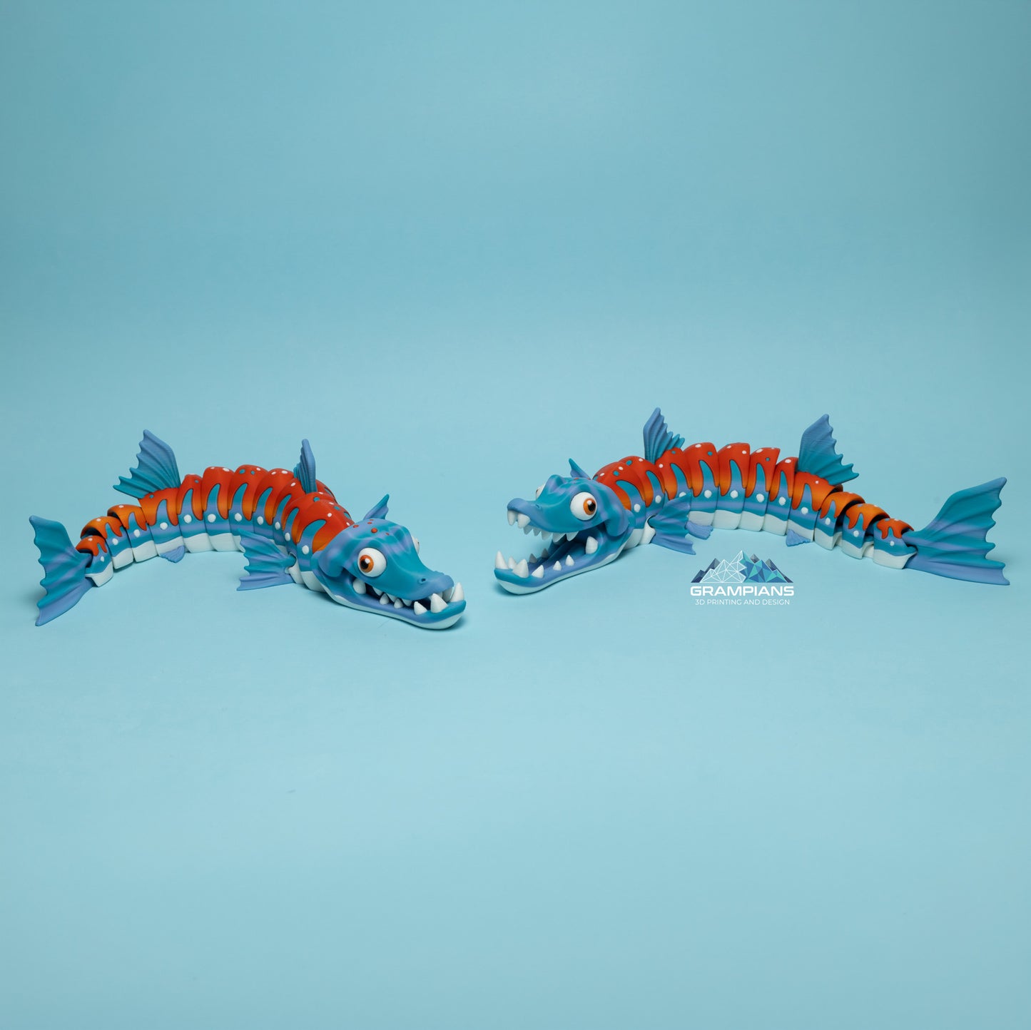 Articulated 3D Printed Flexi Barracuda