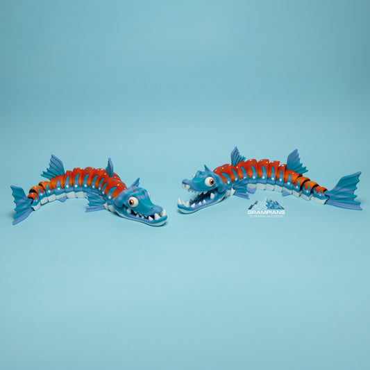 Articulated 3D Printed Flexi Barracuda
