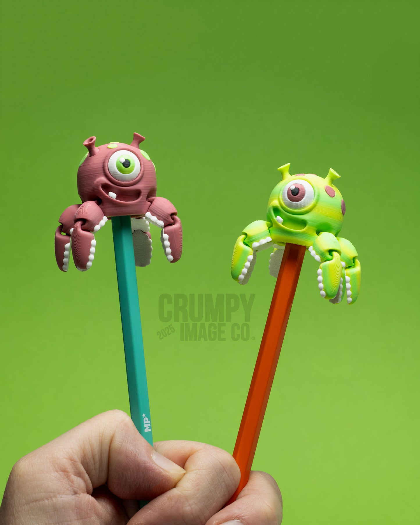 Flexi Alien Squid Spinning pencil topper