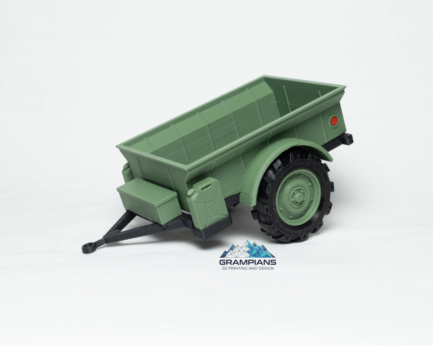 Willys Jeep and Trailer set