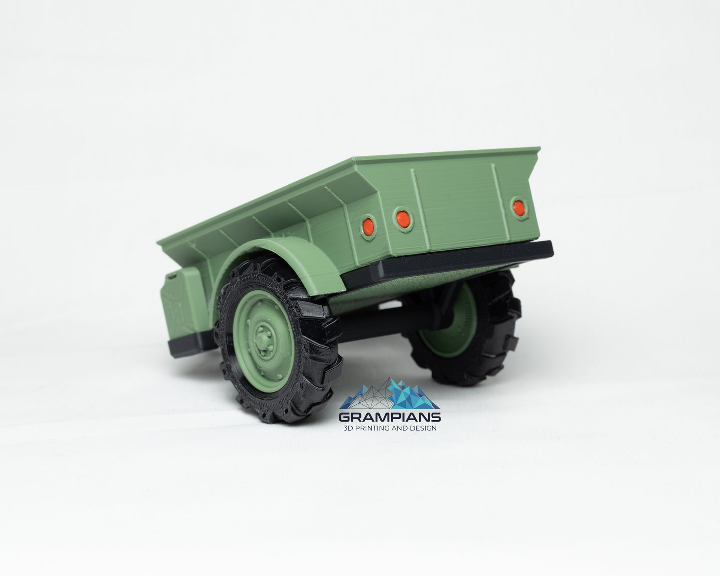 Willys Jeep and Trailer set