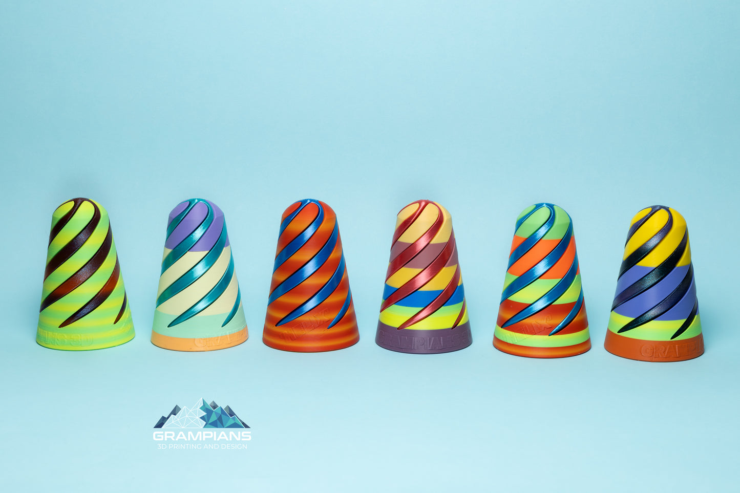G3D 'Helix' Spiral Cone Fidgets