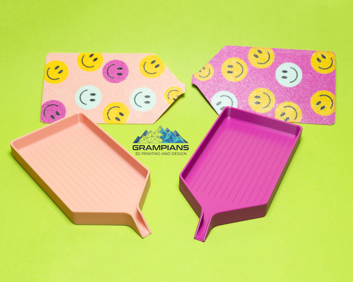 Smiley Face Dot Art Diamond Dotz sorting tray