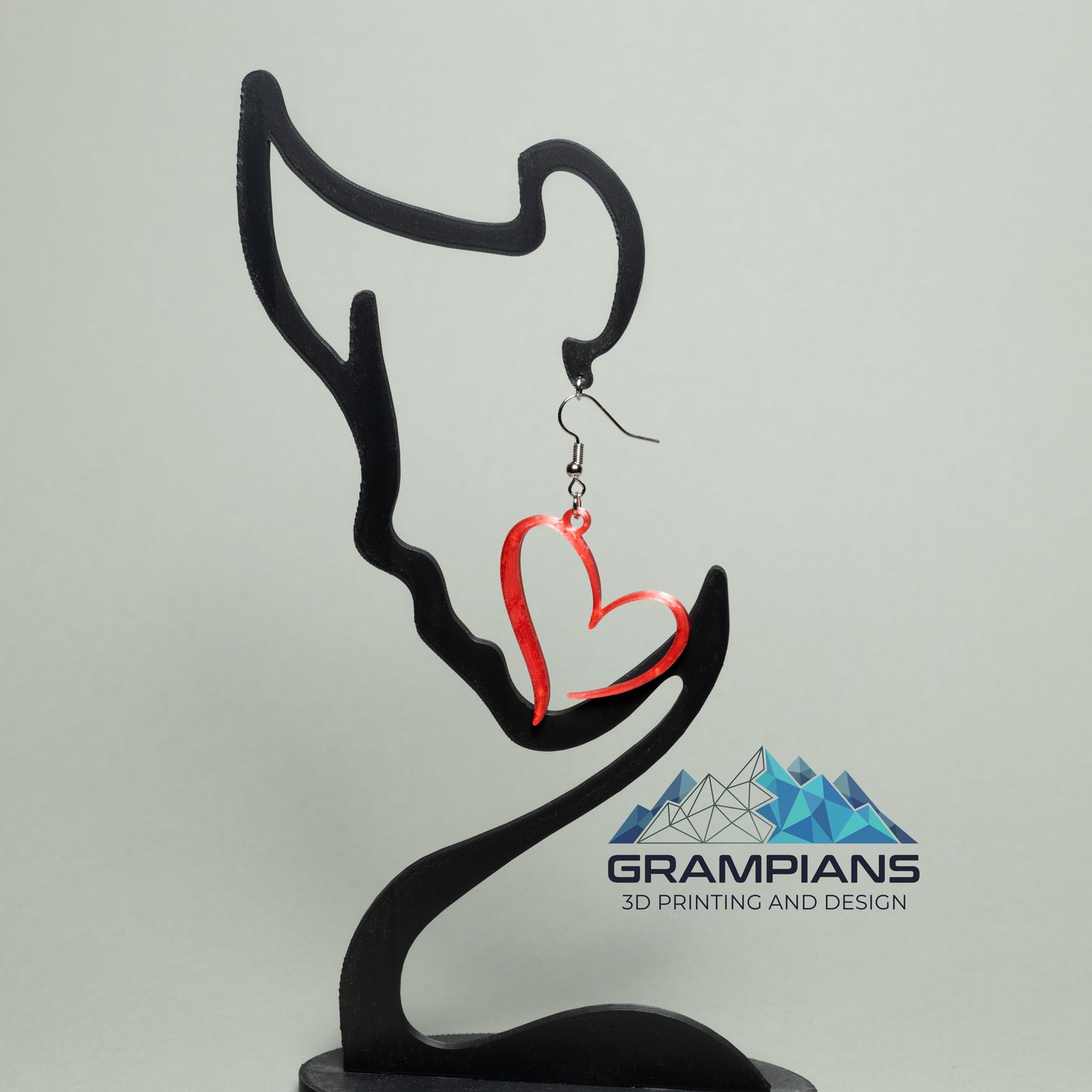 Minimalist Heart Earrings