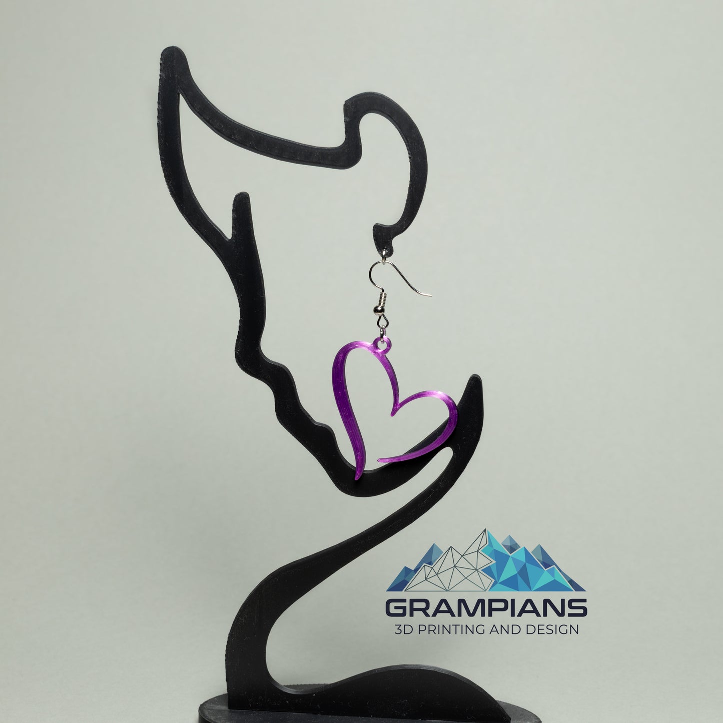Minimalist Heart Earrings