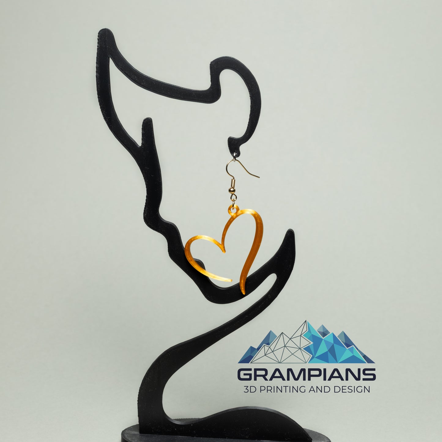 Minimalist Heart Earrings