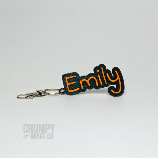 Personalised Keychain backpack lunchbox name tags